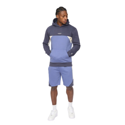 Blue - Lifestyle - Crosshatch Mens Castlebay Hoodie