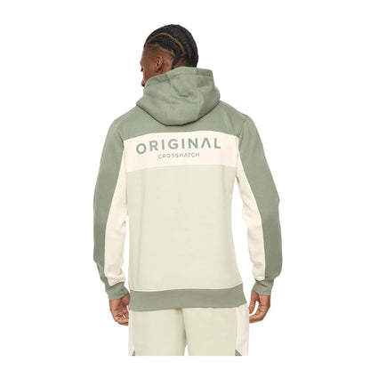Light Olive - Back - Crosshatch Mens Castlebay Hoodie