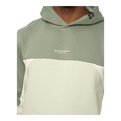 Light Olive - Side - Crosshatch Mens Castlebay Hoodie