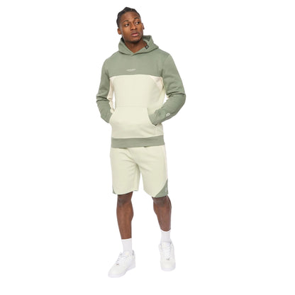 Light Olive - Lifestyle - Crosshatch Mens Castlebay Hoodie