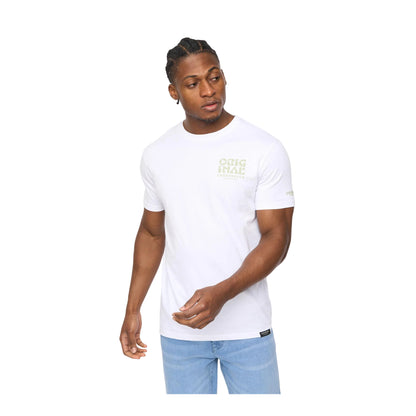 White - Front - Crosshatch Mens Wellmoores T-Shirt