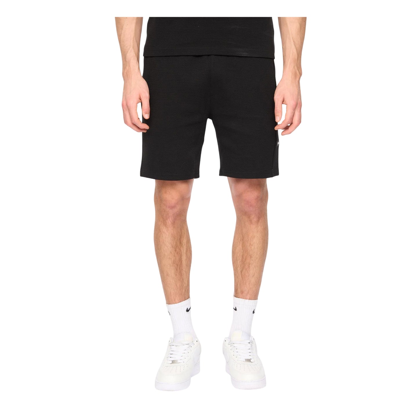 Black - Front - Duck and Cover Mens Topfield Cotton Shorts