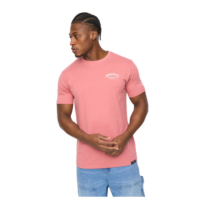 Pink - Front - Crosshatch Mens Labstock T-Shirt
