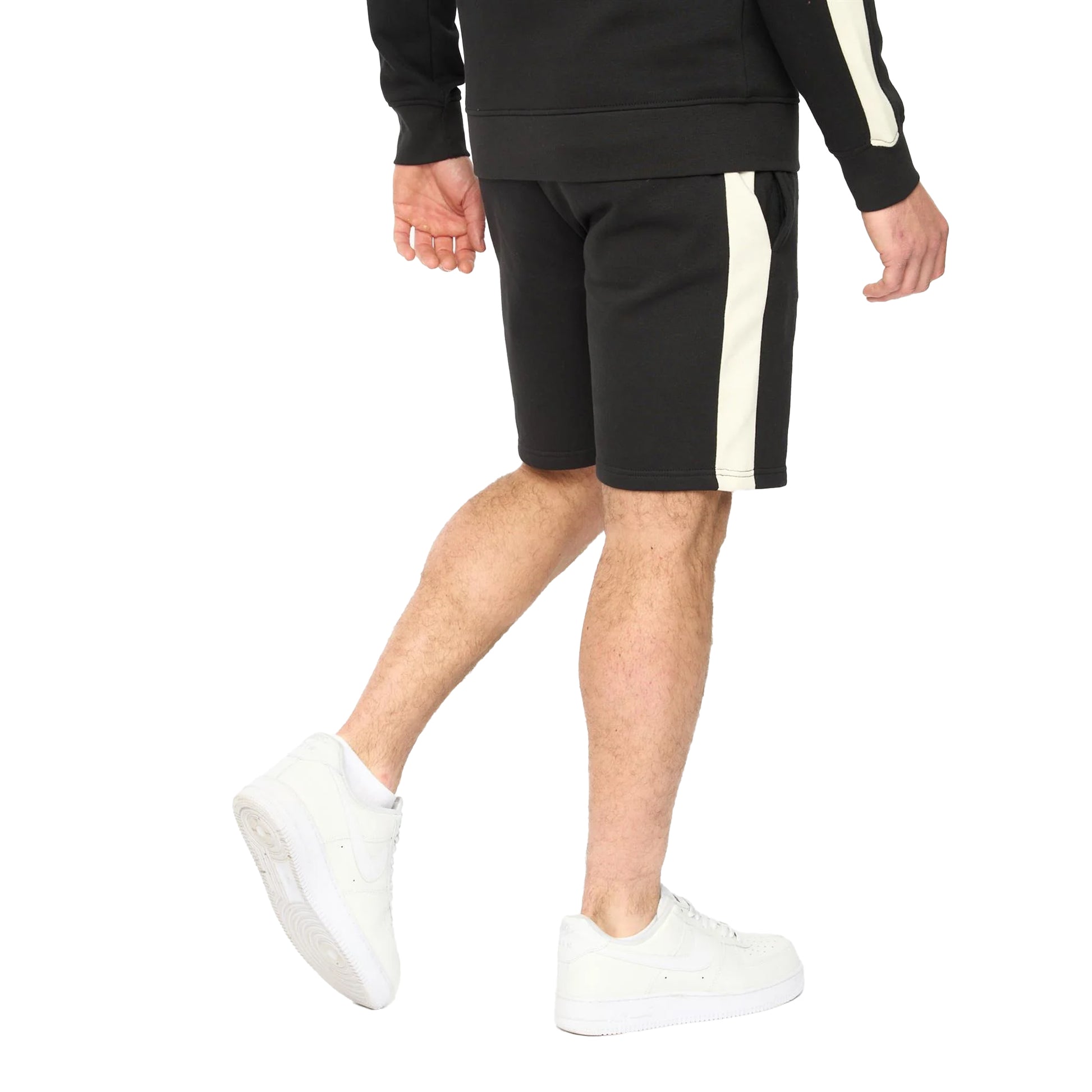 Black - Back - Crosshatch Mens Cresswill Shorts