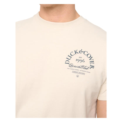 Light Stone - Back - Duck and Cover Mens Sudbury T-Shirt