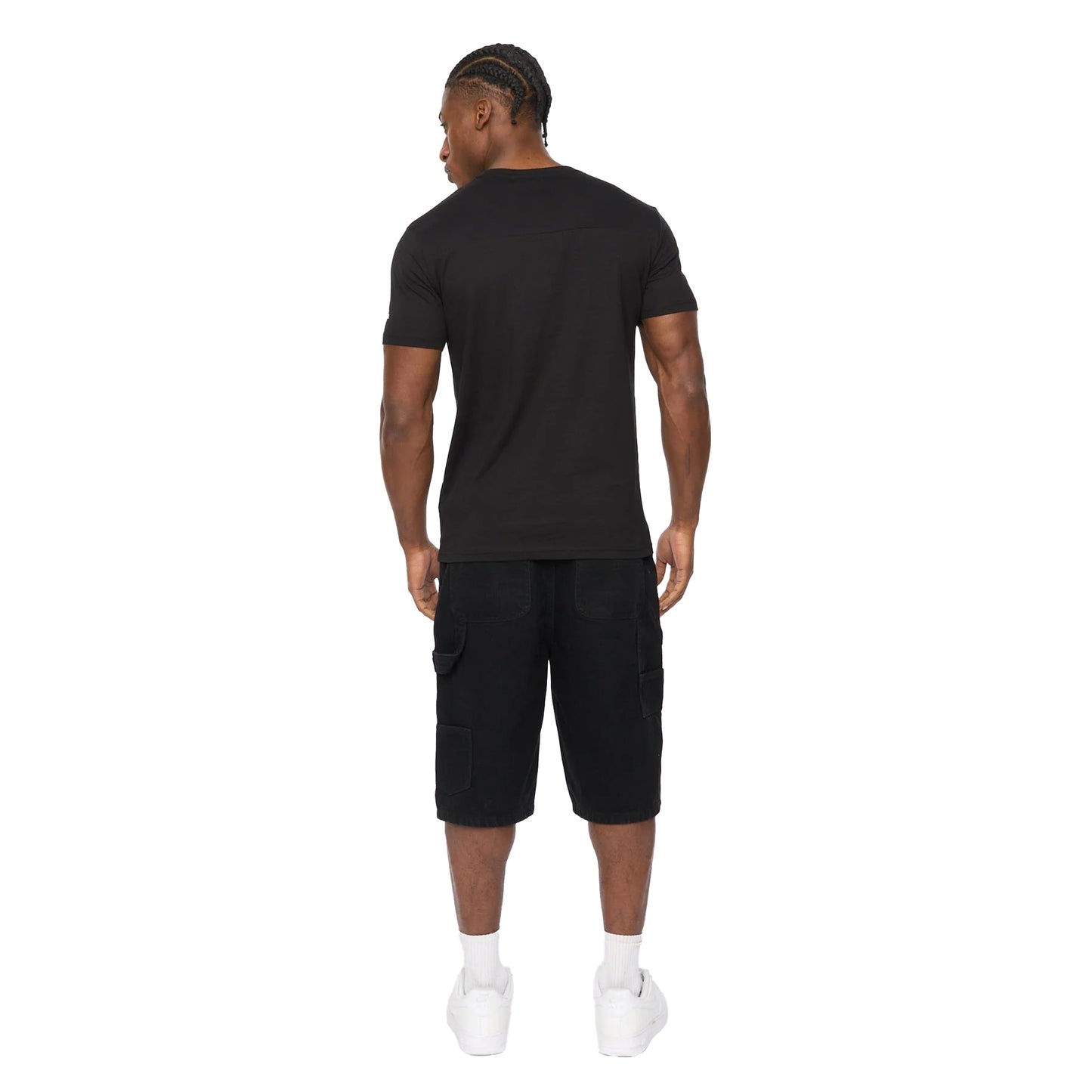 Black - Back - Crosshatch Mens Portville Everyday T-Shirt