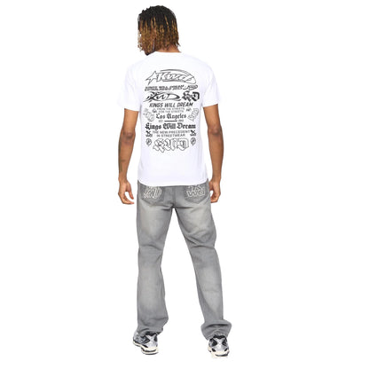 White - Back - Kings Will Dream Mens Cartellio Short-Sleeved T-Shirt