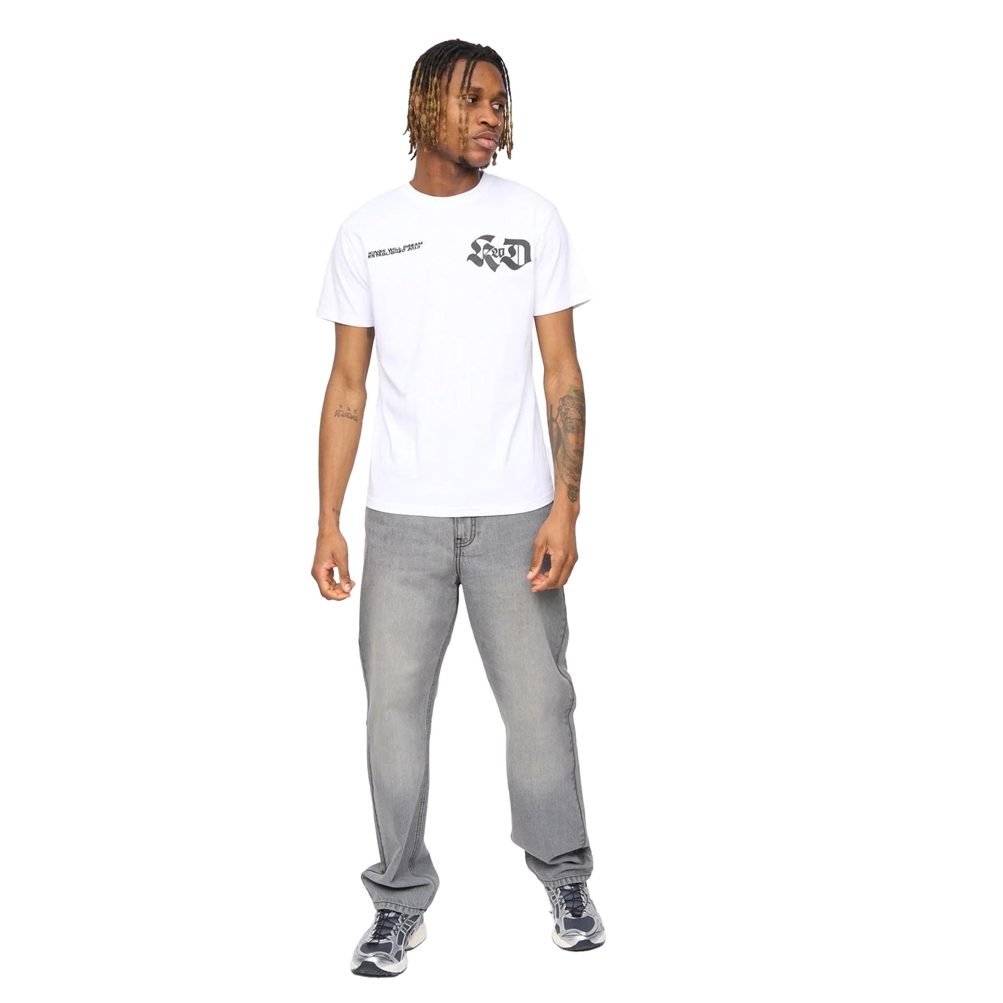 White - Lifestyle - Kings Will Dream Mens Cartellio Short-Sleeved T-Shirt
