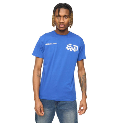 Blue - Front - Kings Will Dream Mens Cartellio Short-Sleeved T-Shirt