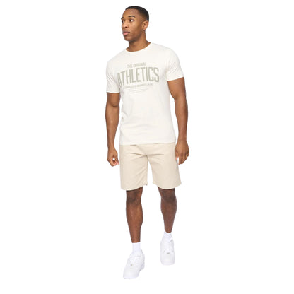Light Stone - Lifestyle - Crosshatch Mens Blansmoore Elasticated Waist Shorts