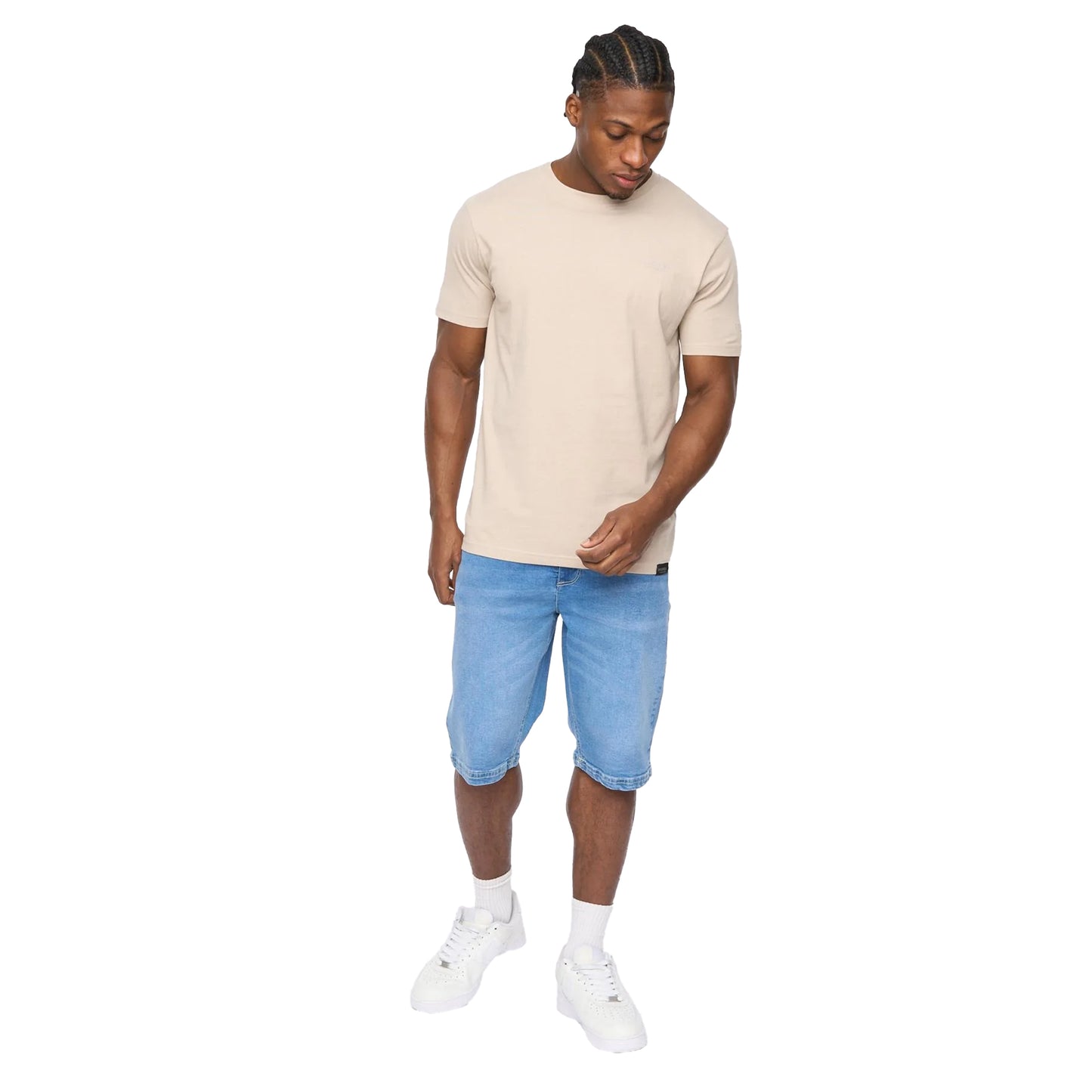 Mid Wash - Lifestyle - Crosshatch Mens Hammersmith Denim Shorts