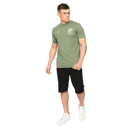 Black Wash - Lifestyle - Crosshatch Mens Kamaline Denim Shorts