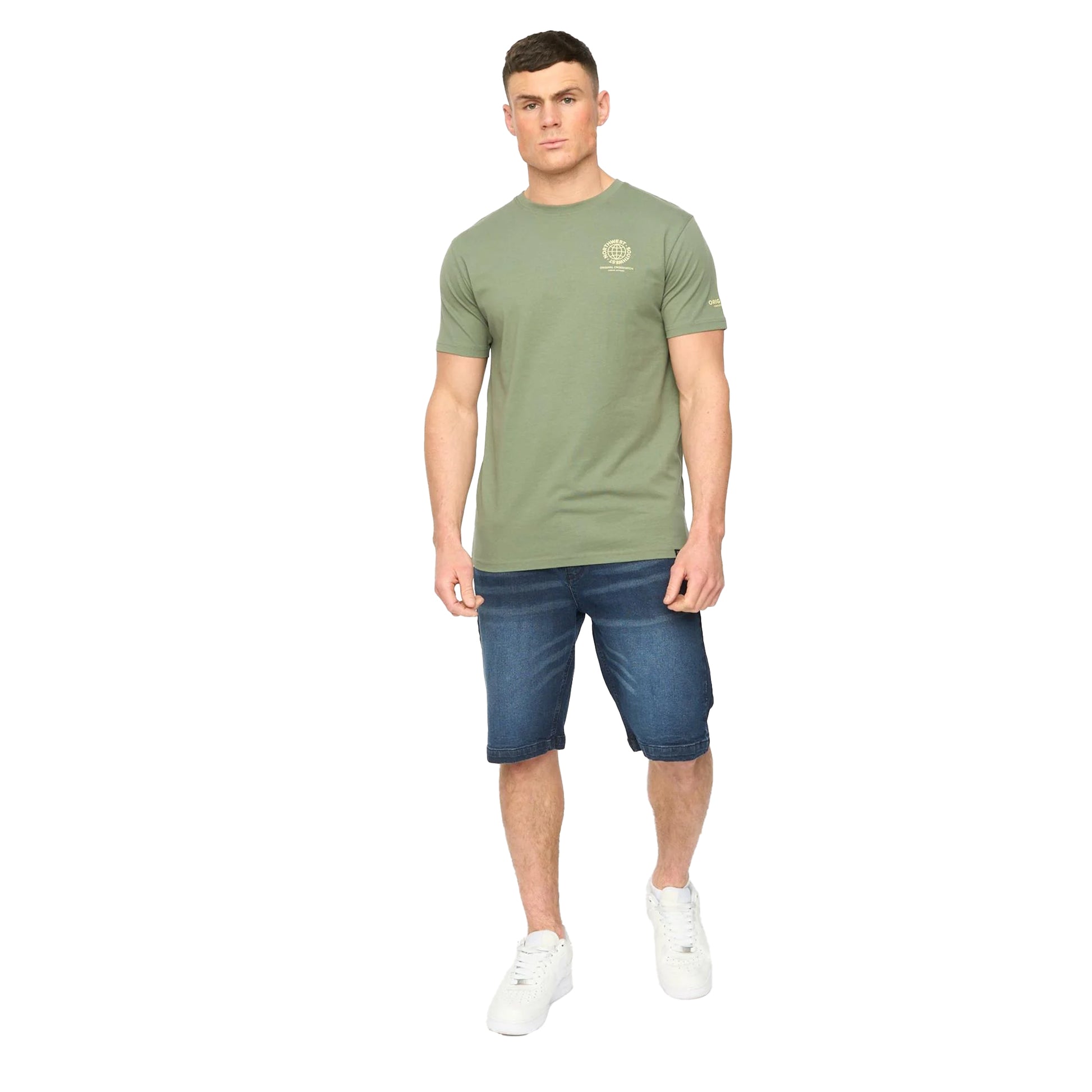 Dark Wash - Lifestyle - Crosshatch Mens Kamaline Denim Shorts