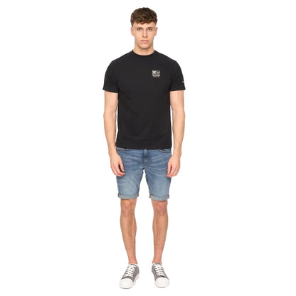 Black - Lifestyle - Duck and Cover Mens Lynnfold Cotton Everyday T-Shirt