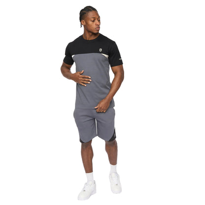 Slate - Lifestyle - Crosshatch Mens Castlebay T-Shirt
