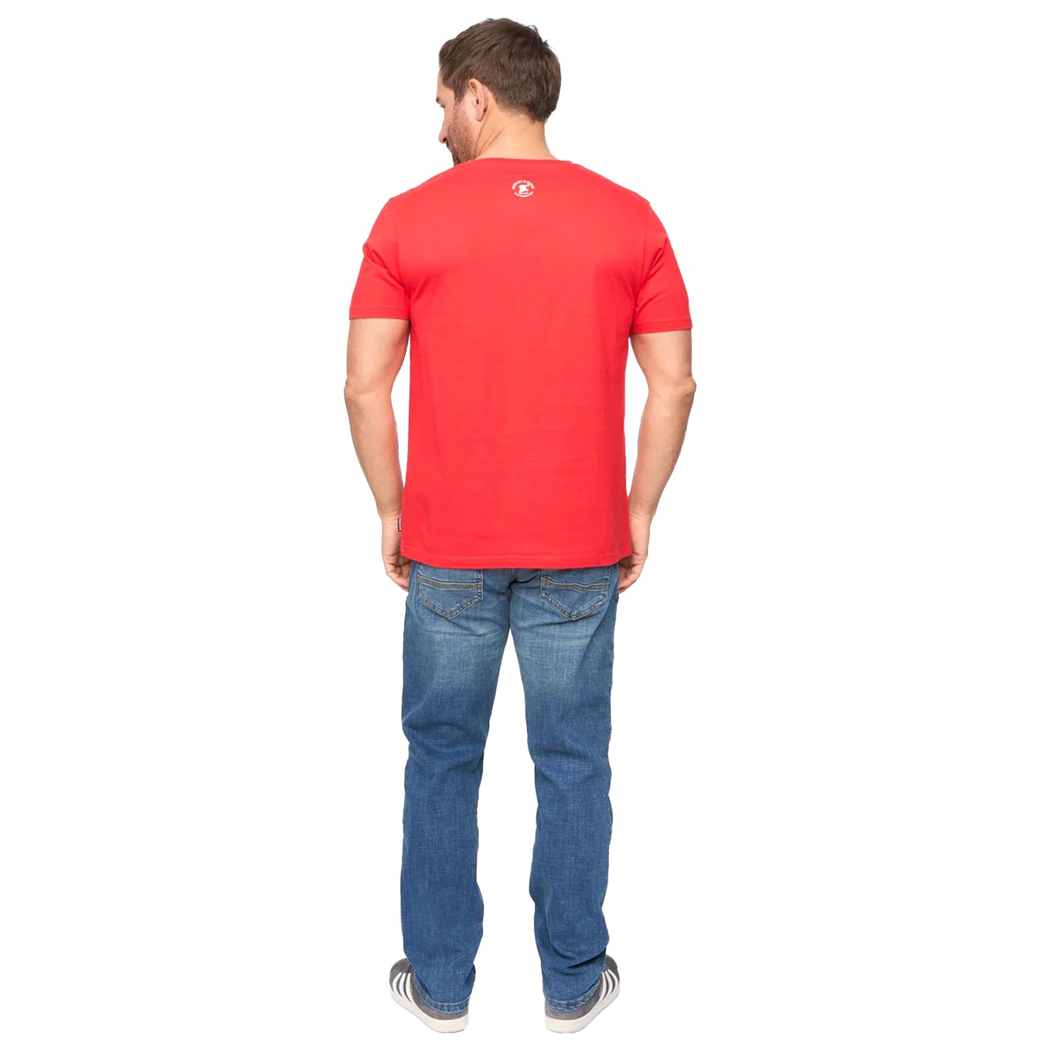 Red - Back - Bewley & Ritch Mens Harlings Casual T-Shirt