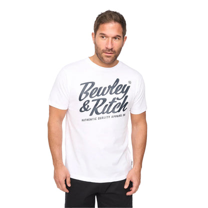 White - Front - Bewley & Ritch Mens Harlings Casual T-Shirt