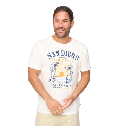Off White - Side - Bewley & Ritch Mens Sandico T-Shirt