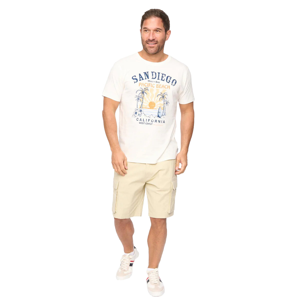 Off White - Lifestyle - Bewley & Ritch Mens Sandico T-Shirt