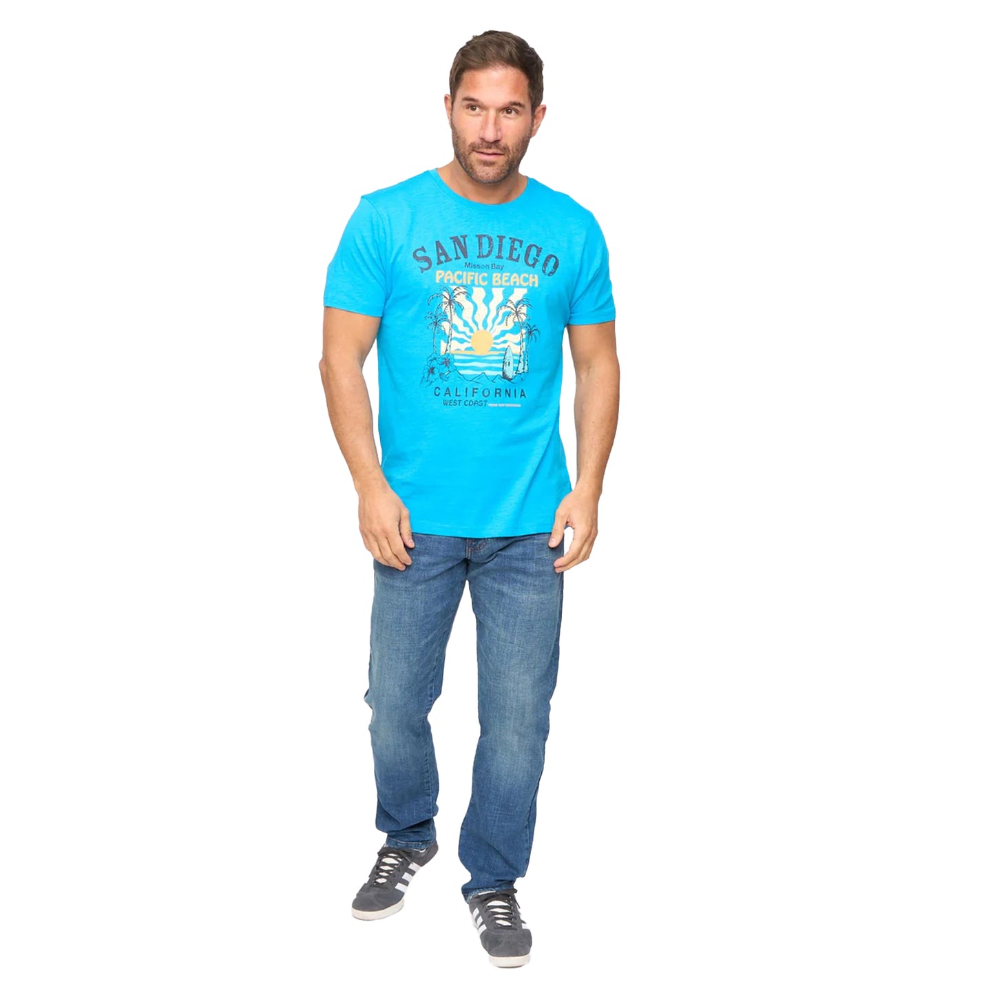 Turquoise - Lifestyle - Bewley & Ritch Mens Sandico T-Shirt