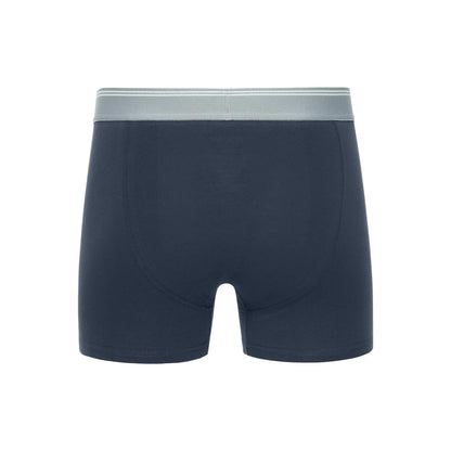 Blue - Back - Crosshatch Mens Linatrix Boxer Shorts (Pack of 5)
