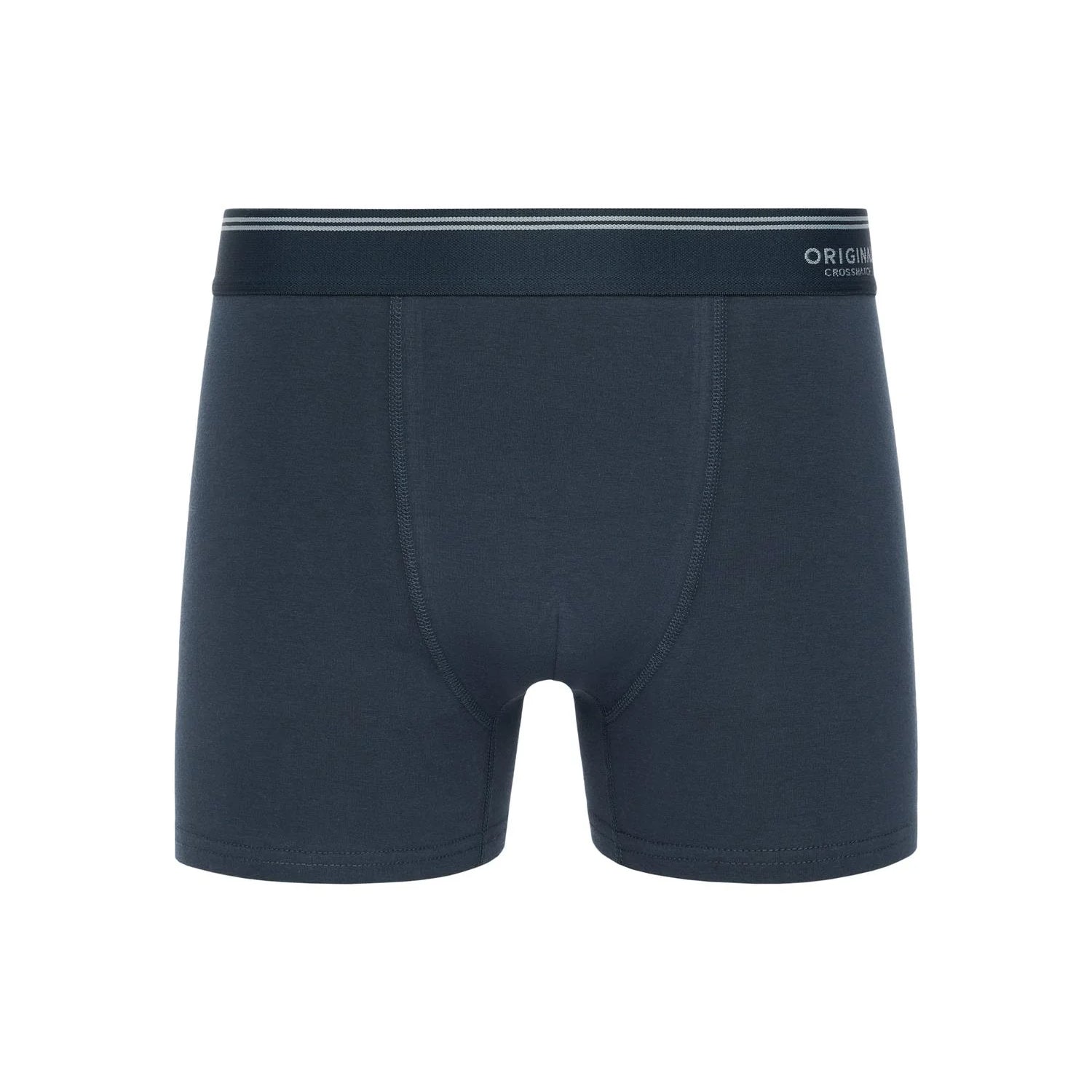Blue - Lifestyle - Crosshatch Mens Linatrix Boxer Shorts (Pack of 5)