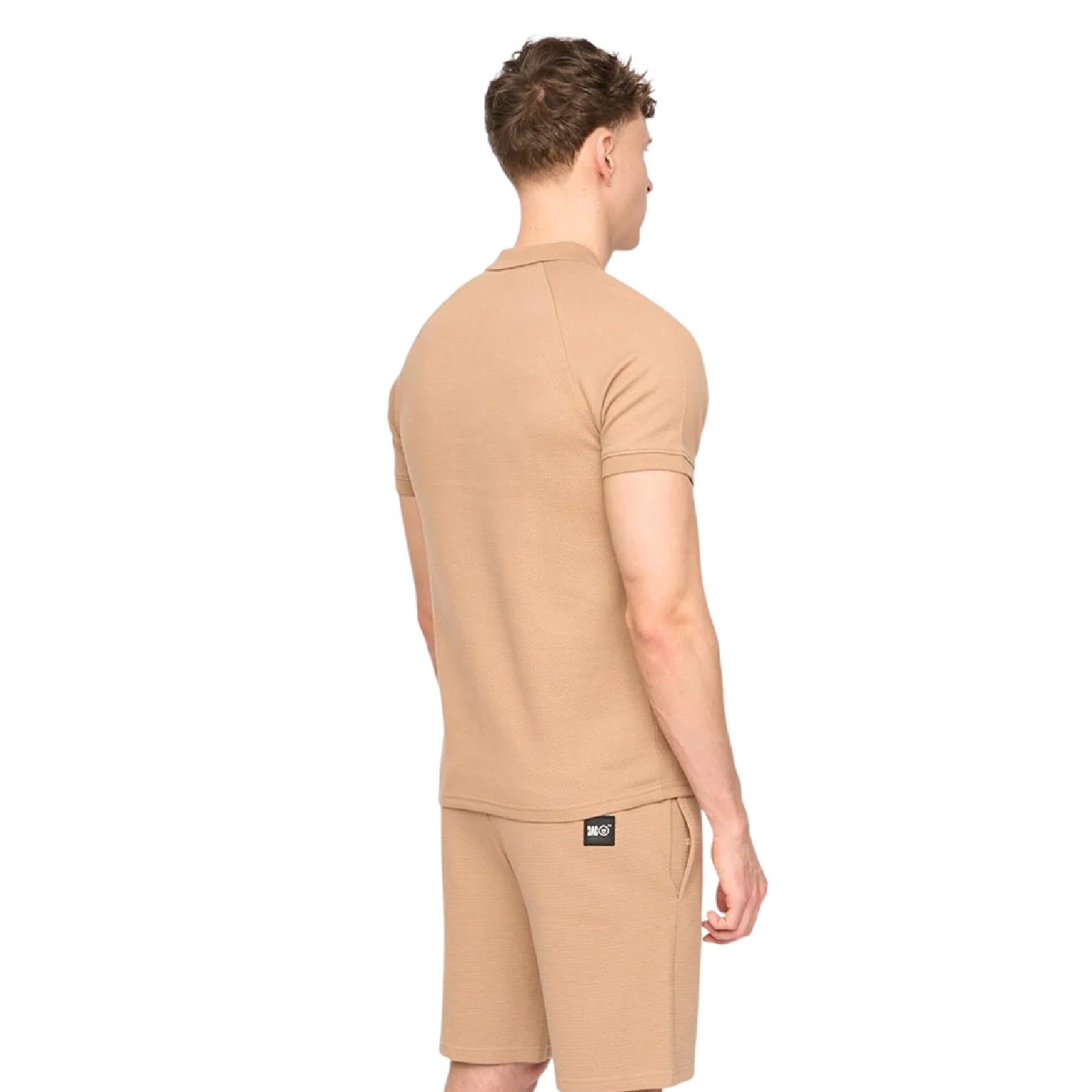 Sand - Back - Duck and Cover Mens Topfield Polo Shirt