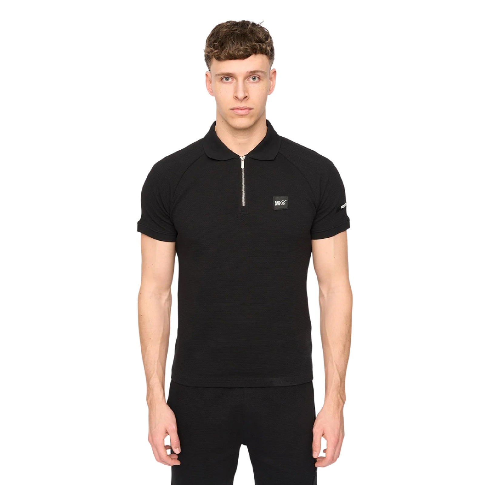 Black - Front - Duck and Cover Mens Topfield Polo Shirt