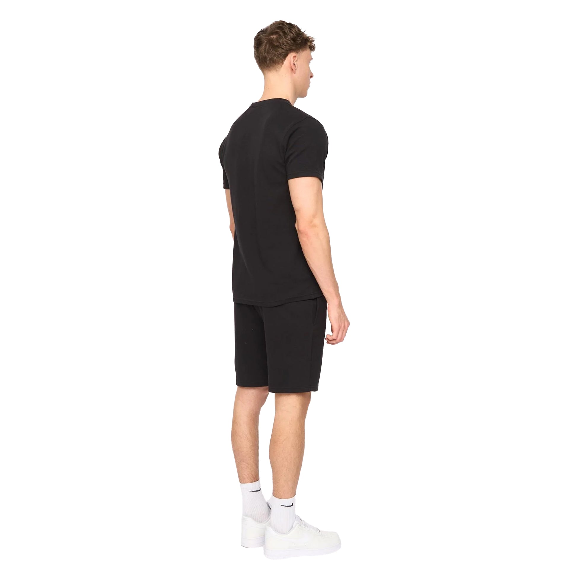 Black - Back - Duck and Cover Mens Sherborn T-Shirt