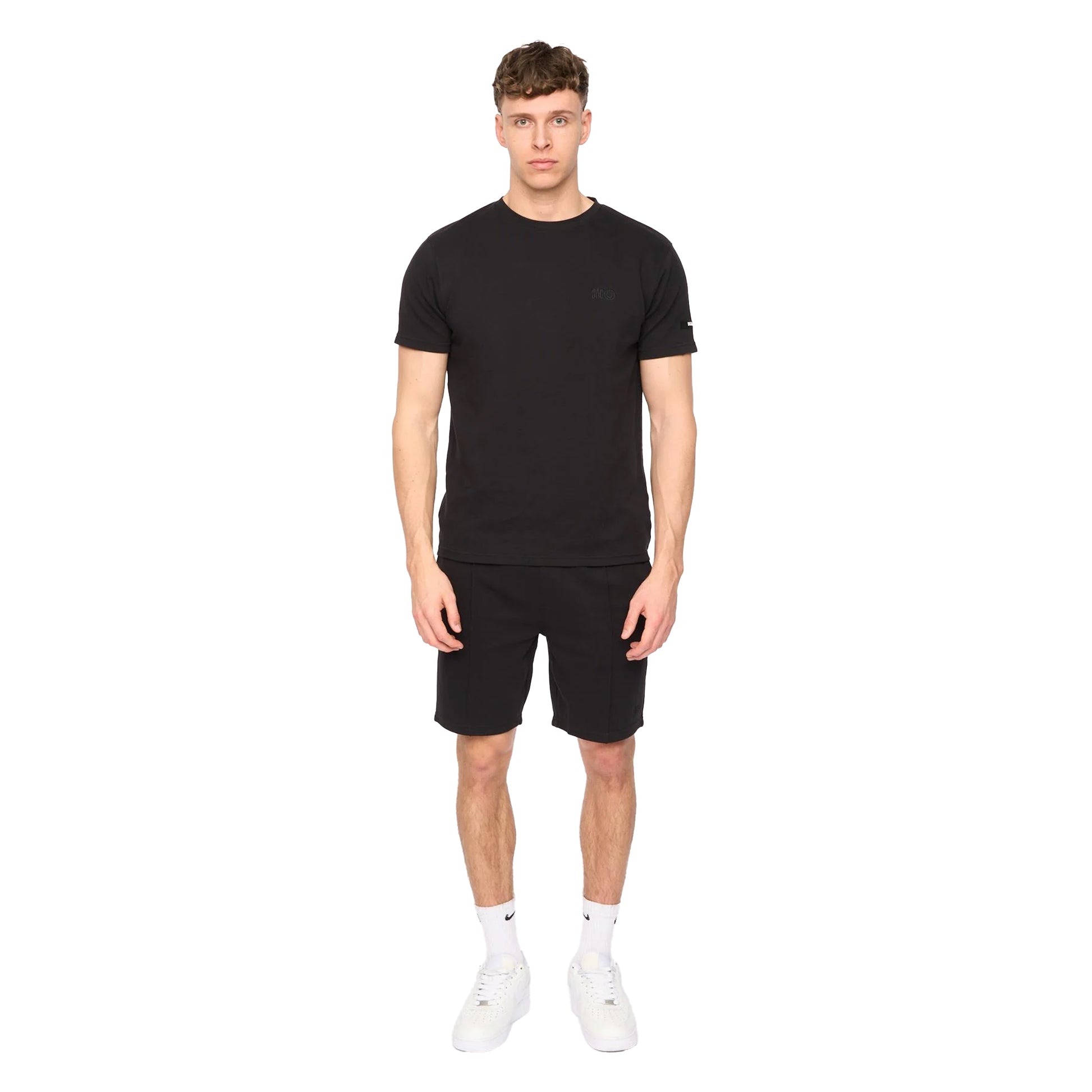 Black - Lifestyle - Duck and Cover Mens Sherborn T-Shirt