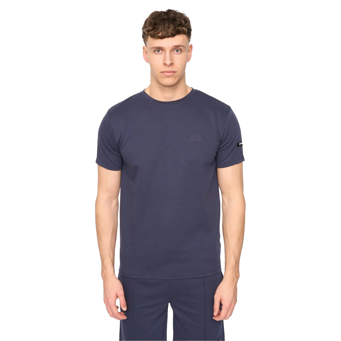 Blue - Front - Duck and Cover Mens Sherborn T-Shirt