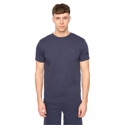 Blue - Front - Duck and Cover Mens Sherborn T-Shirt