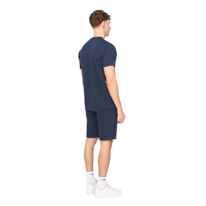 Navy - Back - Duck and Cover Mens Sherborn T-Shirt