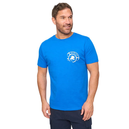 Mid Blue - Front - Bewley & Ritch Mens Kinson Cotton T-Shirt