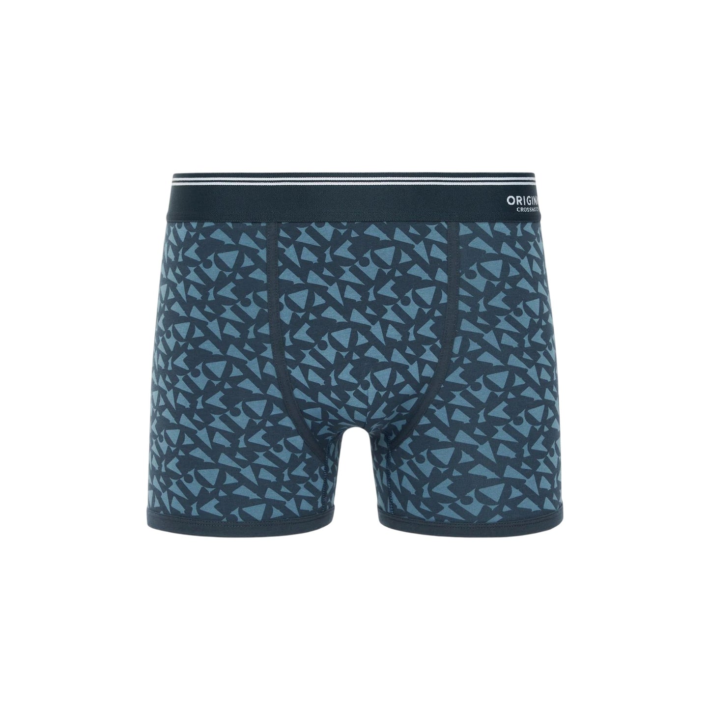 Blue - Pack Shot - Crosshatch Mens Dringal Boxer Shorts (Pack of 5)