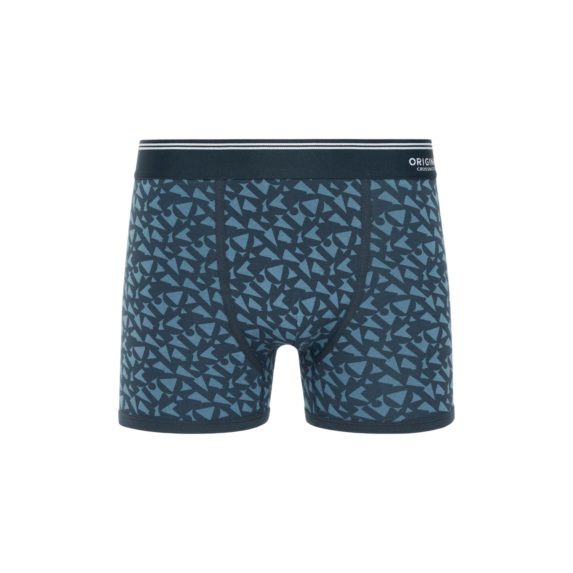 Blue - Pack Shot - Crosshatch Mens Dringal Boxer Shorts (Pack of 5)