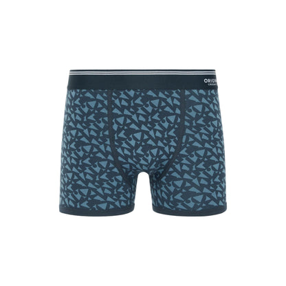 Blue - Pack Shot - Crosshatch Mens Dringal Boxer Shorts (Pack of 5)