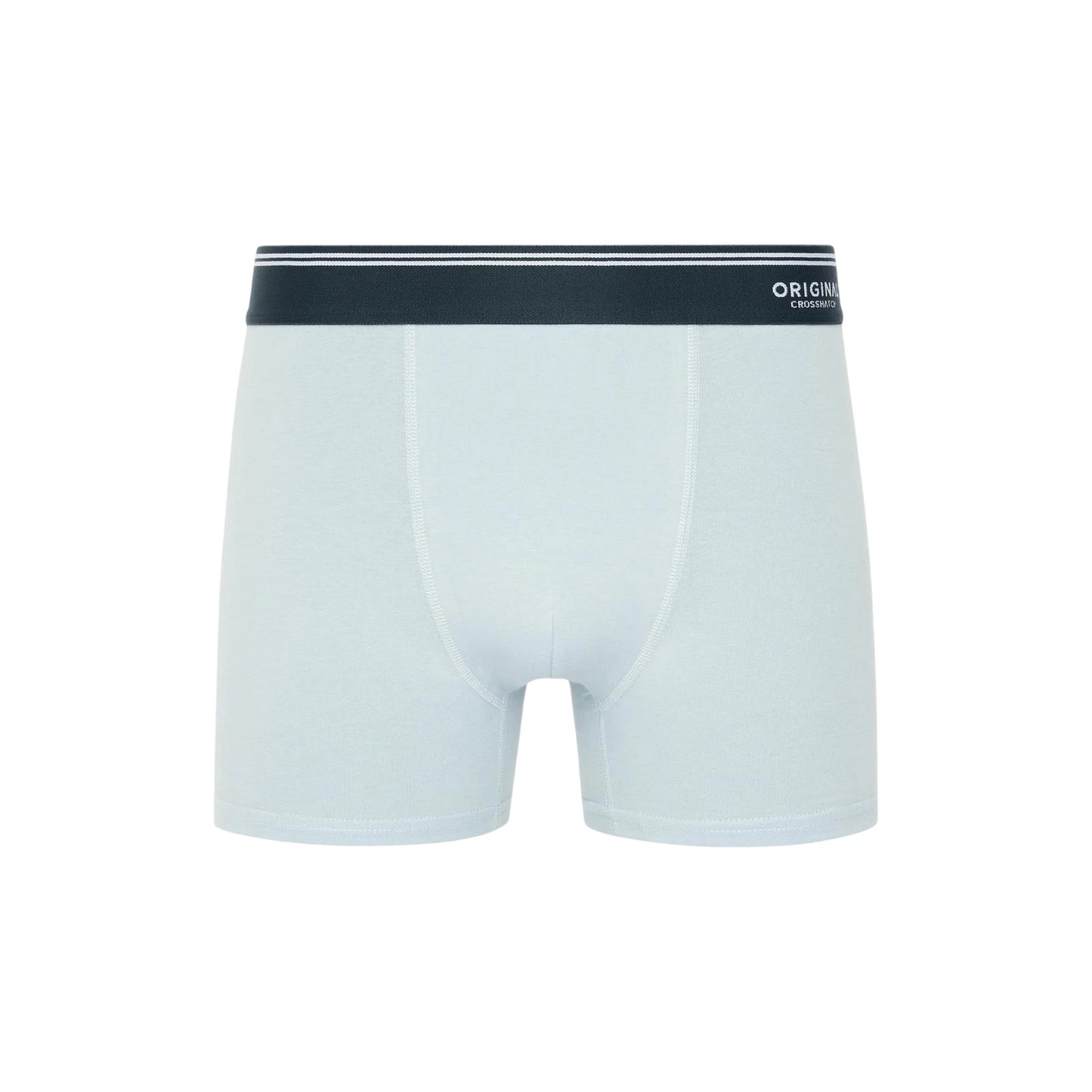 Blue - Back - Crosshatch Mens Dringal Boxer Shorts (Pack of 5)