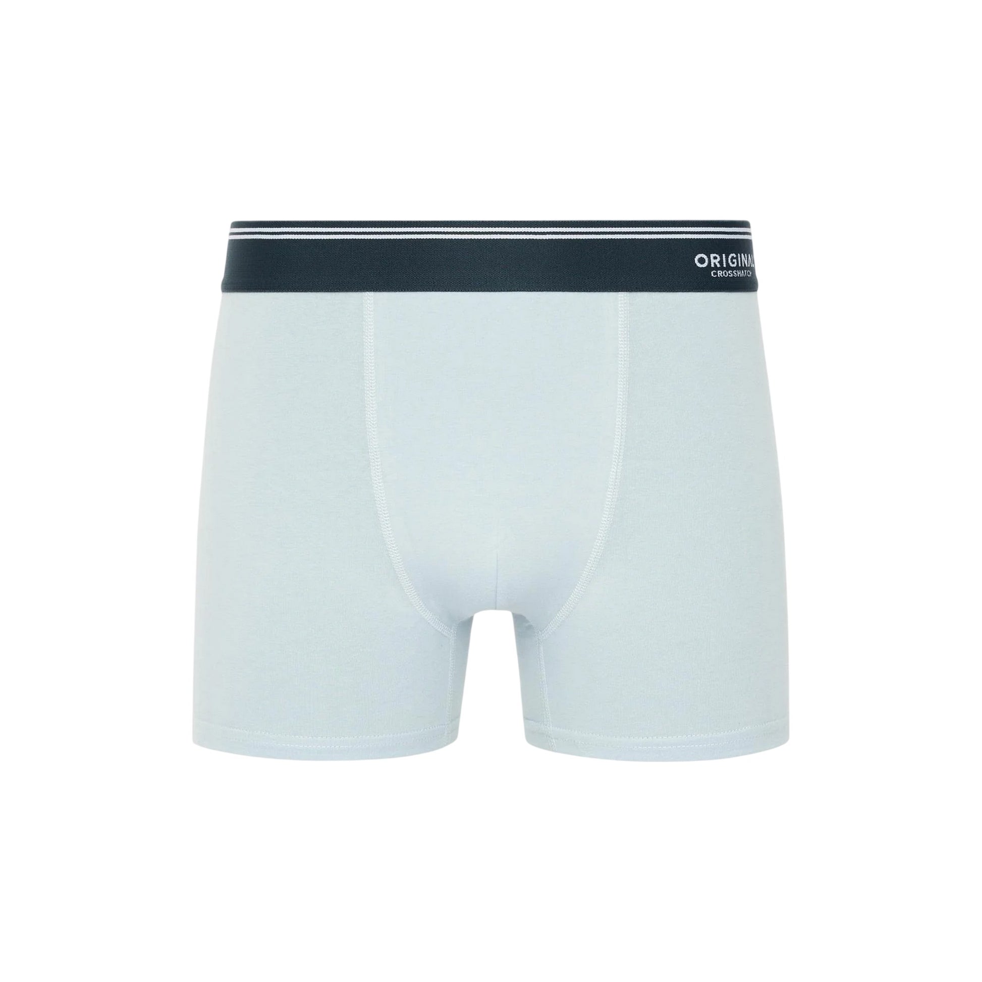Blue - Back - Crosshatch Mens Dringal Boxer Shorts (Pack of 5)