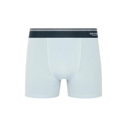 Blue - Back - Crosshatch Mens Dringal Boxer Shorts (Pack of 5)