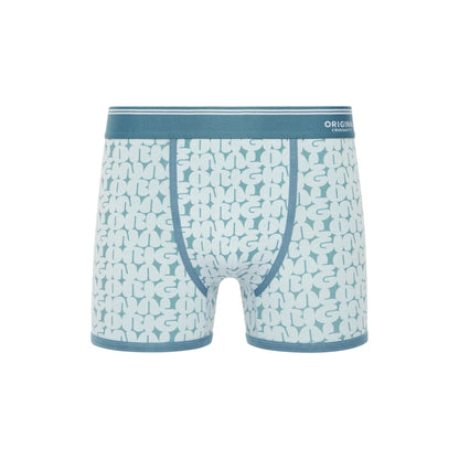 Blue - Side - Crosshatch Mens Dringal Boxer Shorts (Pack of 5)