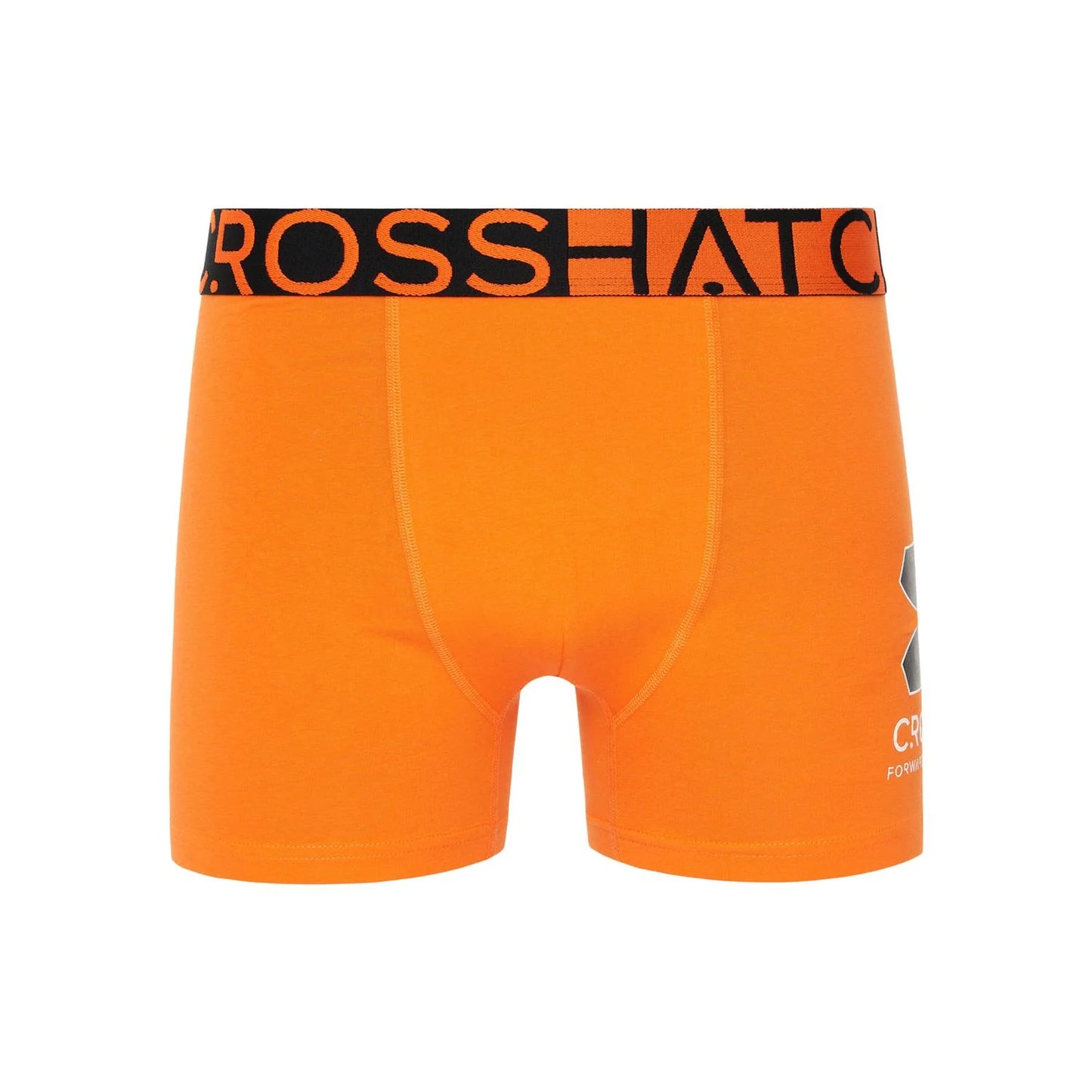 Orange - Lifestyle - Crosshatch Mens Endocamo Regular Boxer Shorts (Pack of 5)