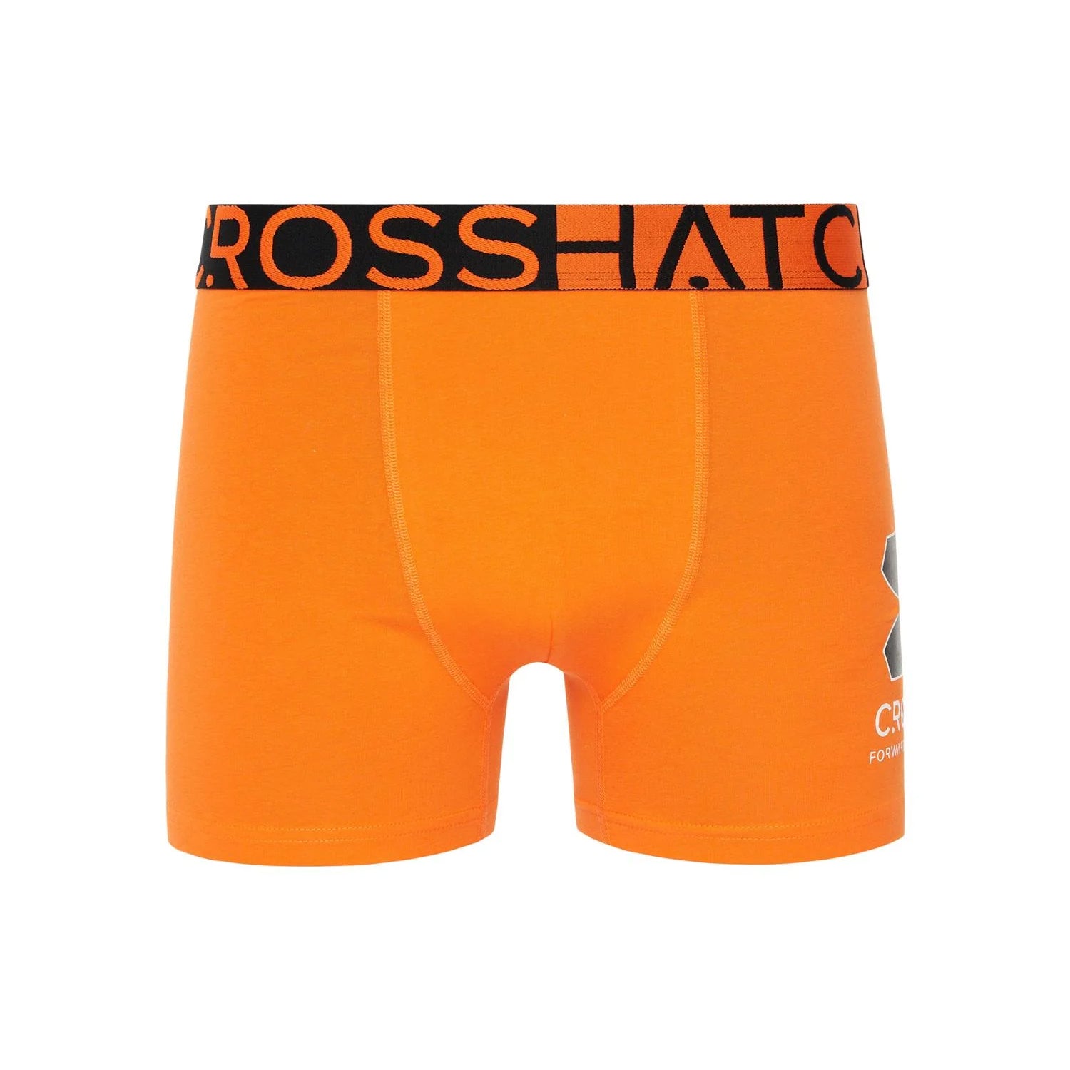 Orange - Lifestyle - Crosshatch Mens Endocamo Regular Boxer Shorts (Pack of 5)