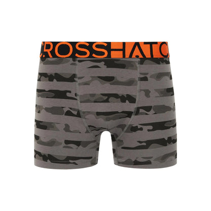 Orange - Pack Shot - Crosshatch Mens Endocamo Regular Boxer Shorts (Pack of 5)