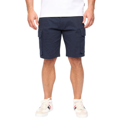 Navy - Side - Bewley & Ritch Mens Seaford Cargo Shorts