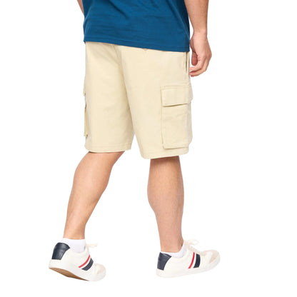 Stone - Back - Bewley & Ritch Mens Seaford Cargo Shorts