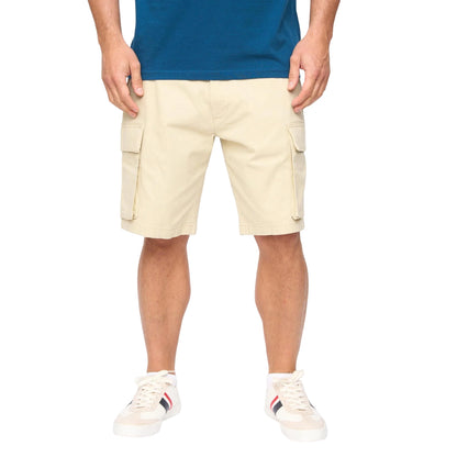 Stone - Side - Bewley & Ritch Mens Seaford Cargo Shorts