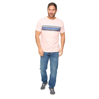 Pink Stripe - Side - Bewley & Ritch Mens Laylen T-Shirt