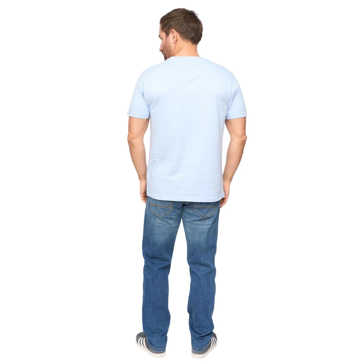 Light Blue Stripe - Back - Bewley & Ritch Mens Laylen T-Shirt