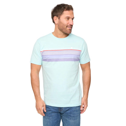 Duck Blue Stripe - Front - Bewley & Ritch Mens Laylen T-Shirt